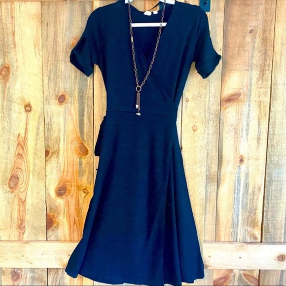 GAP Dresses & Skirts - Black Wrap Dress - Gap